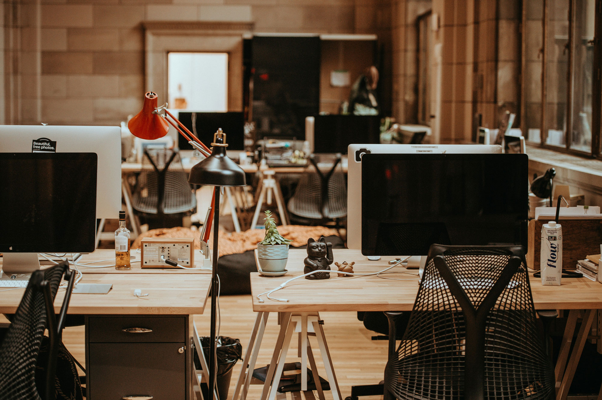 empty workplace
